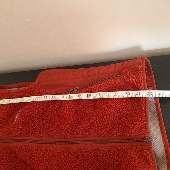 Patagonia Women’s Retro-X Heavy Pile Fleece Vest Red Size M - Picture 4 of 6